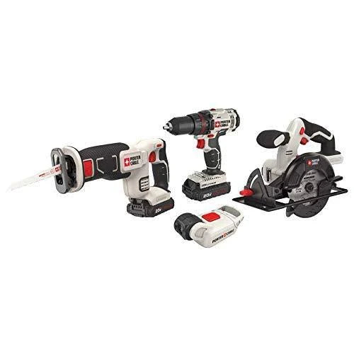 Cordless Drill Combo Kit Power Tool 4-Tool a7