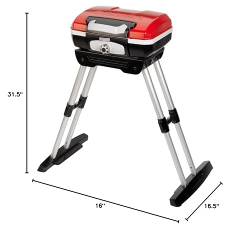 Cuisinart Portable Gas Grill with 150 sq. in. Cooking Surface and Tote Cover K385261