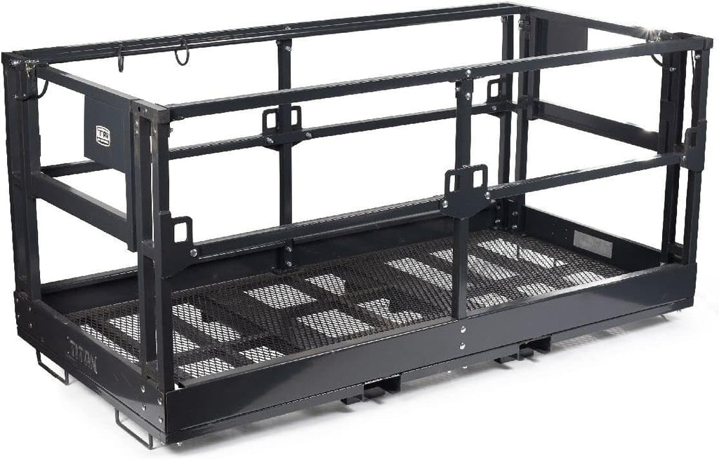 Mesh Telehandler Work Platform Safety Basket Forklift Cage k7p
