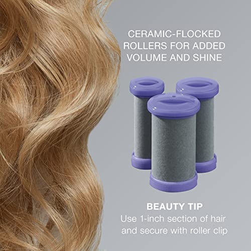CONAIR INFINITIPRO Ceramic Flocked Hot Roller Set with 20 Rollers O407475