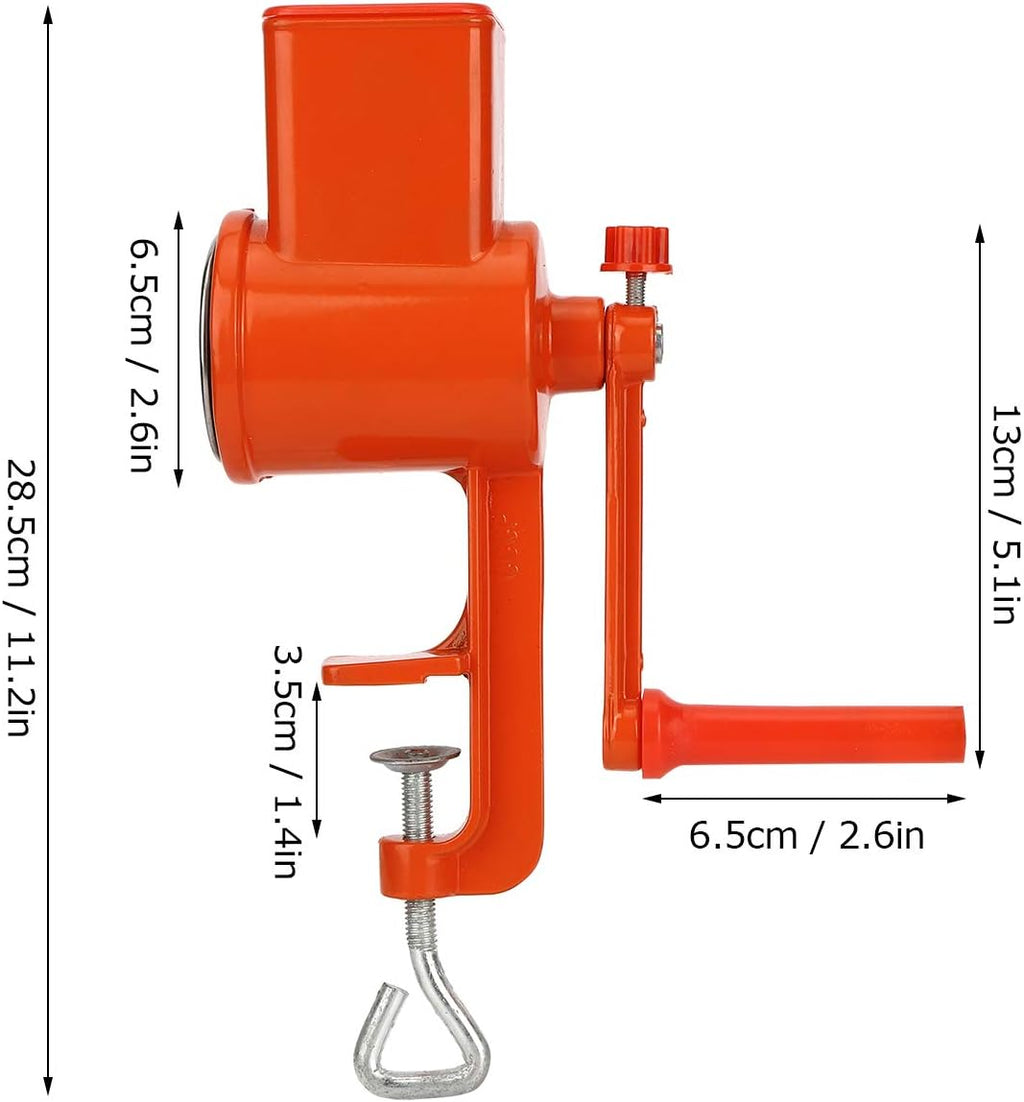 Hand Crank Grain Grinder, Aluminum Alloy Manual Mill for Kitchen W6943