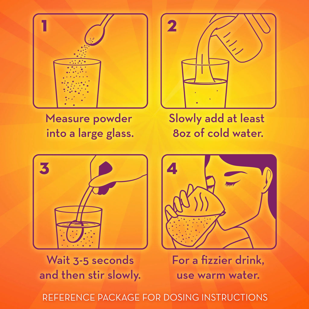 Metamucil Daily Fiber Supplement with Vitamins C, D & B12, Citrus, 50 Servings U266808
