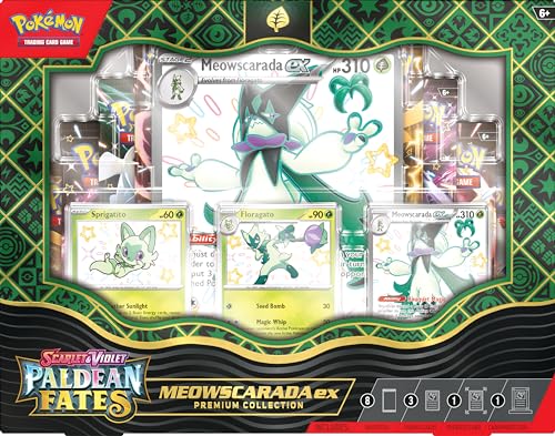 POKEMON TCG Scarlet and Violet Paldean Fates EX Premium Collection Shiny Sprigatito X304