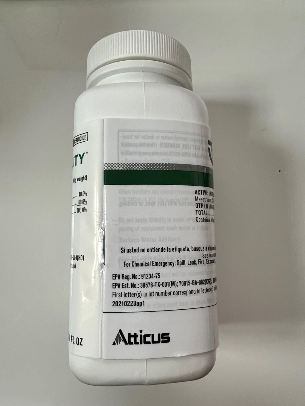Turf Herbicide 16oz Selective Weed Control 2x8oz a7