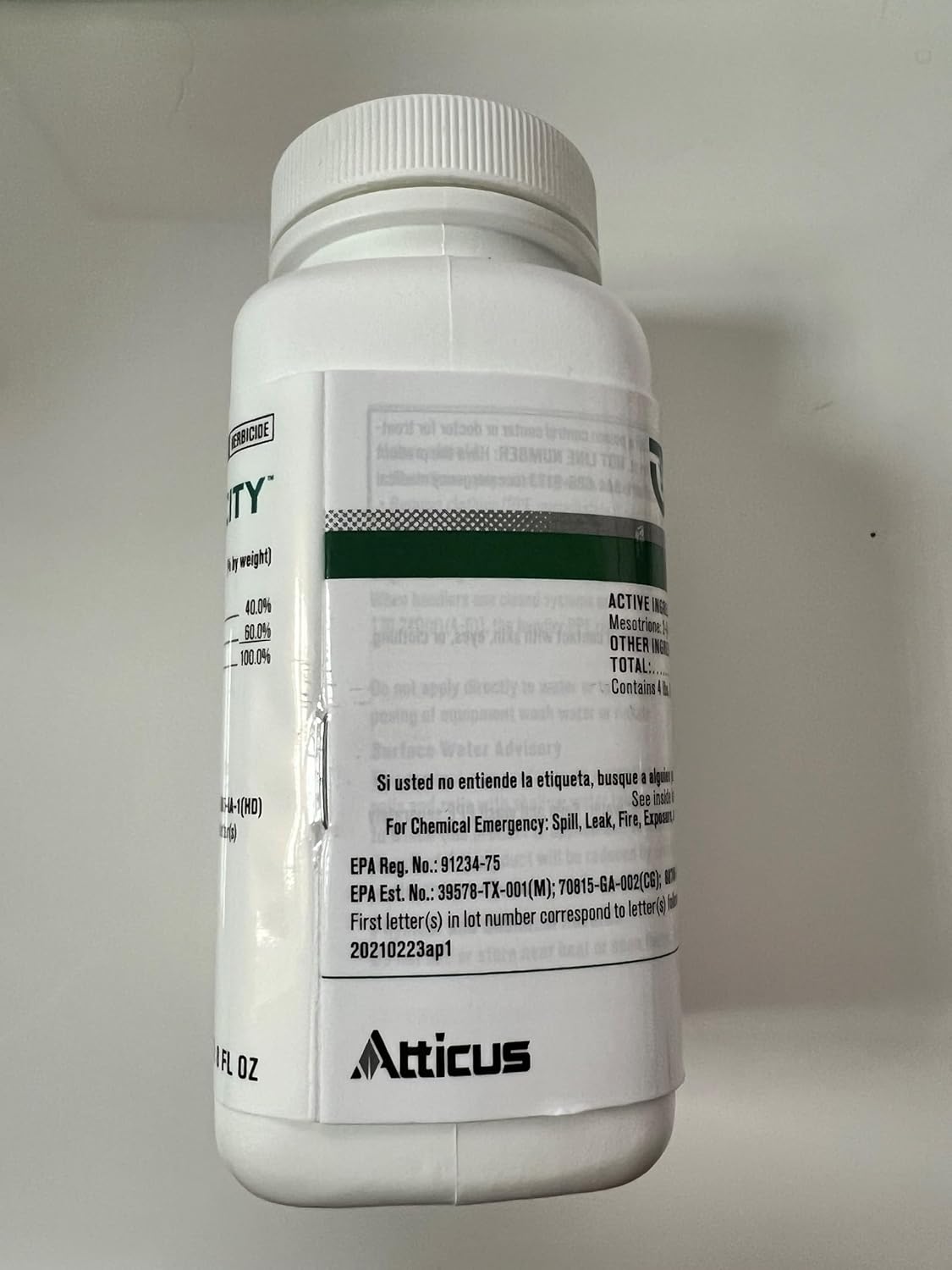 Turf Herbicide 16oz Selective Weed Control 2x8oz a7