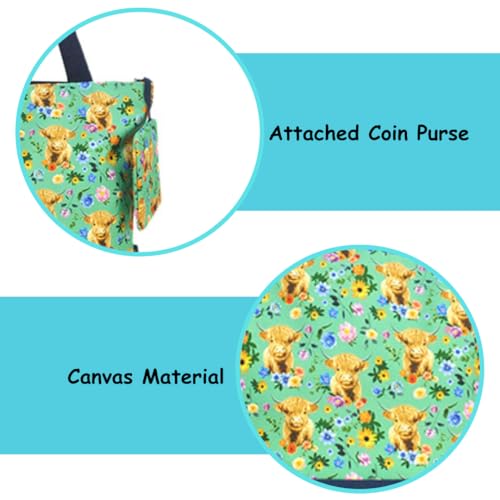 NGIL Medium Canvas Tote Bag with Matching Coin Purse S750934