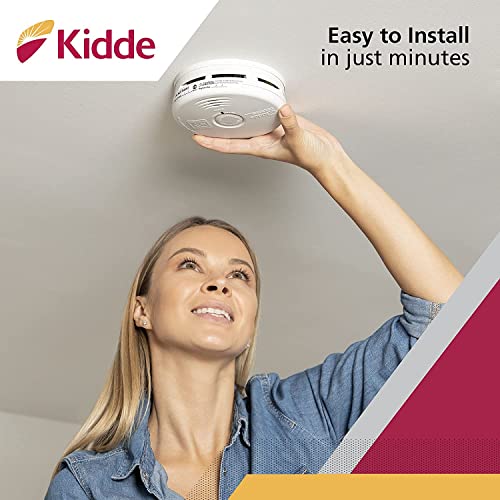 Kidde Smoke & Carbon Monoxide Detector Combo, 10-Year Battery, White X839