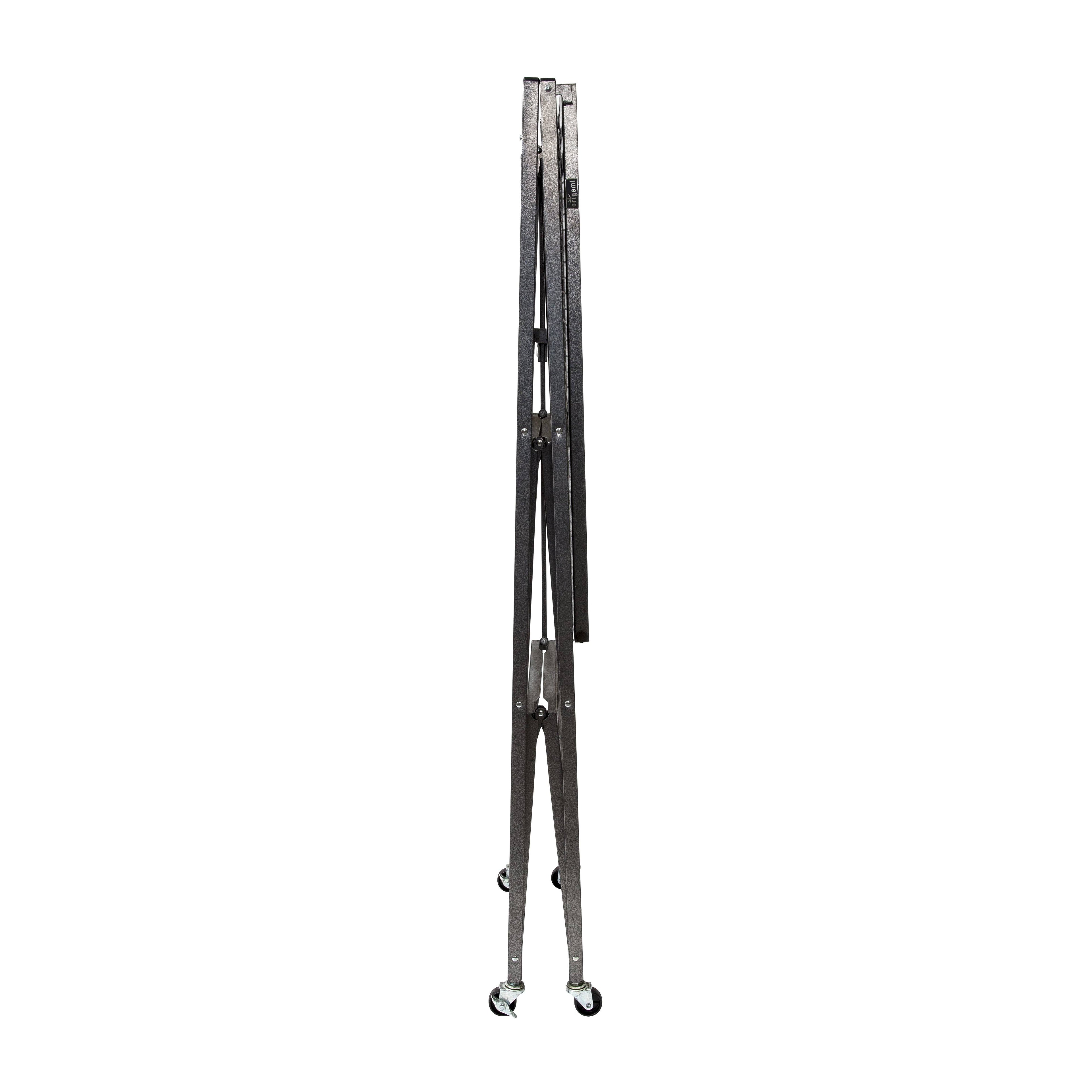 Origami Large 4-Tier Heavy-Duty Rack with Casters Red 7k