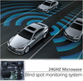 CarBest Radar Based Blind Spot Sensor and Rear Cross Traffic Alert System, BSD, BSM, 24GHZ Microwave Radar Blind Spot Detection System