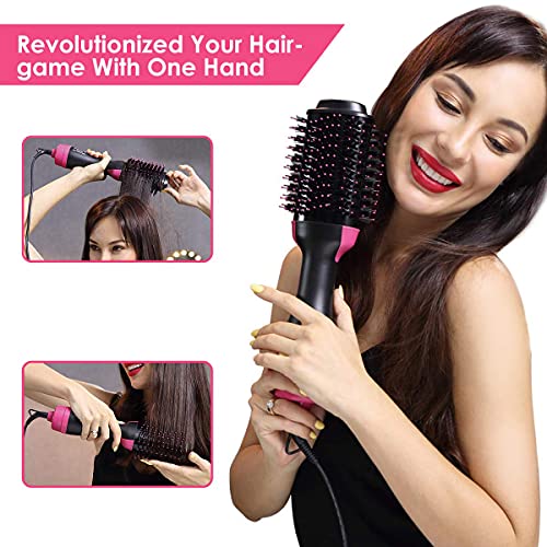 Hair Dryer Brush 2.0 One Step Volumizer with Negative Ion Anti-Frizz 60MM Oval Barrel H862019