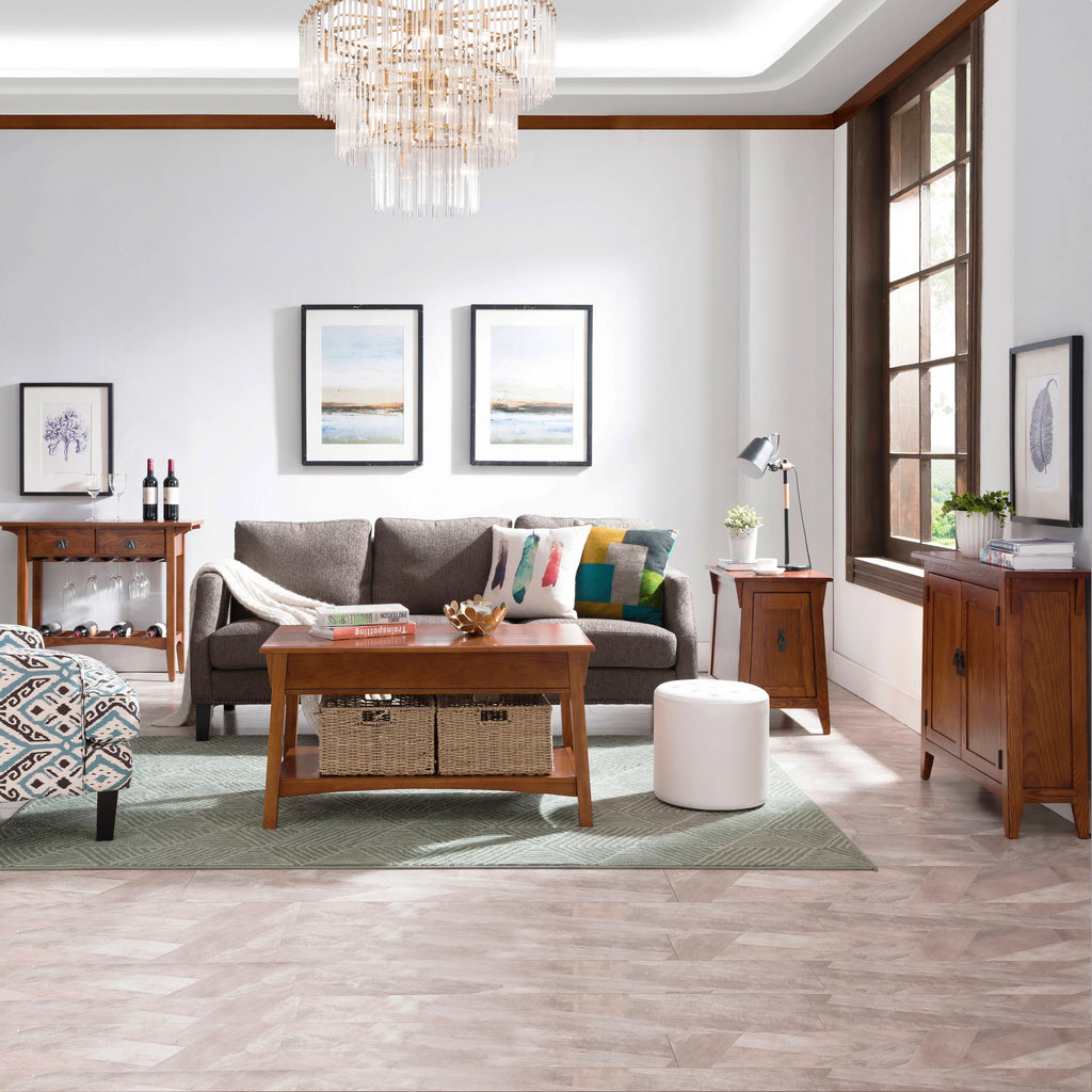 Leick Home Mission Foyer Cabinet Hall Stand Solid Wood A638861