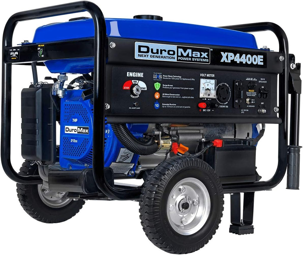 Dual Fuel Portable Generator 4400 Watt Electric Start Camping RV Ready a7