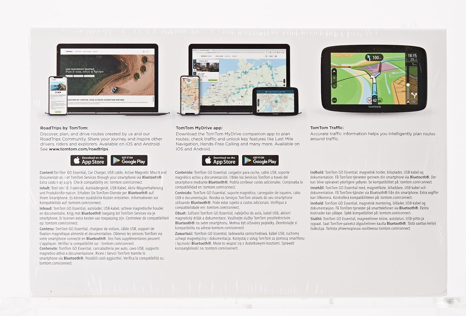 TomTom GO Essential 6 Inch Car Sat Nav with EU Maps and Traffic Alerts E62899