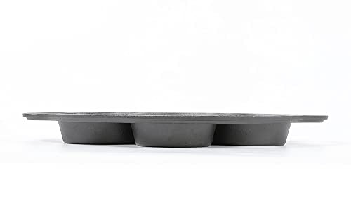 Cast Iron Fried Egg Pan with 7-Mold Design U761