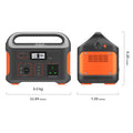 Jackery Portable Power Station Explorer 500, 518Wh Outdoor Backup Mobile Lithium Battery Pack with 230V/500W AC Outlet for holiday RV Camping, Outdoor Adventure, Emergency