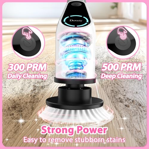 Electric Spin Scrubber Cordless Cleaning Brush with 8 Heads k7m