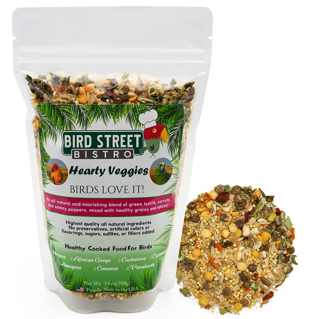 Bird Street Bistro Hearty Veggies Parrot Food Natural Grains R76225
