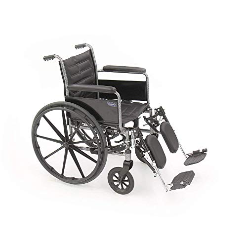 Wheelchair for Adults Folding 18 Inch Seat with Legrests k7m