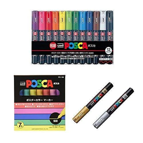 Paint Marker Set Fine Point 24 Colours a7