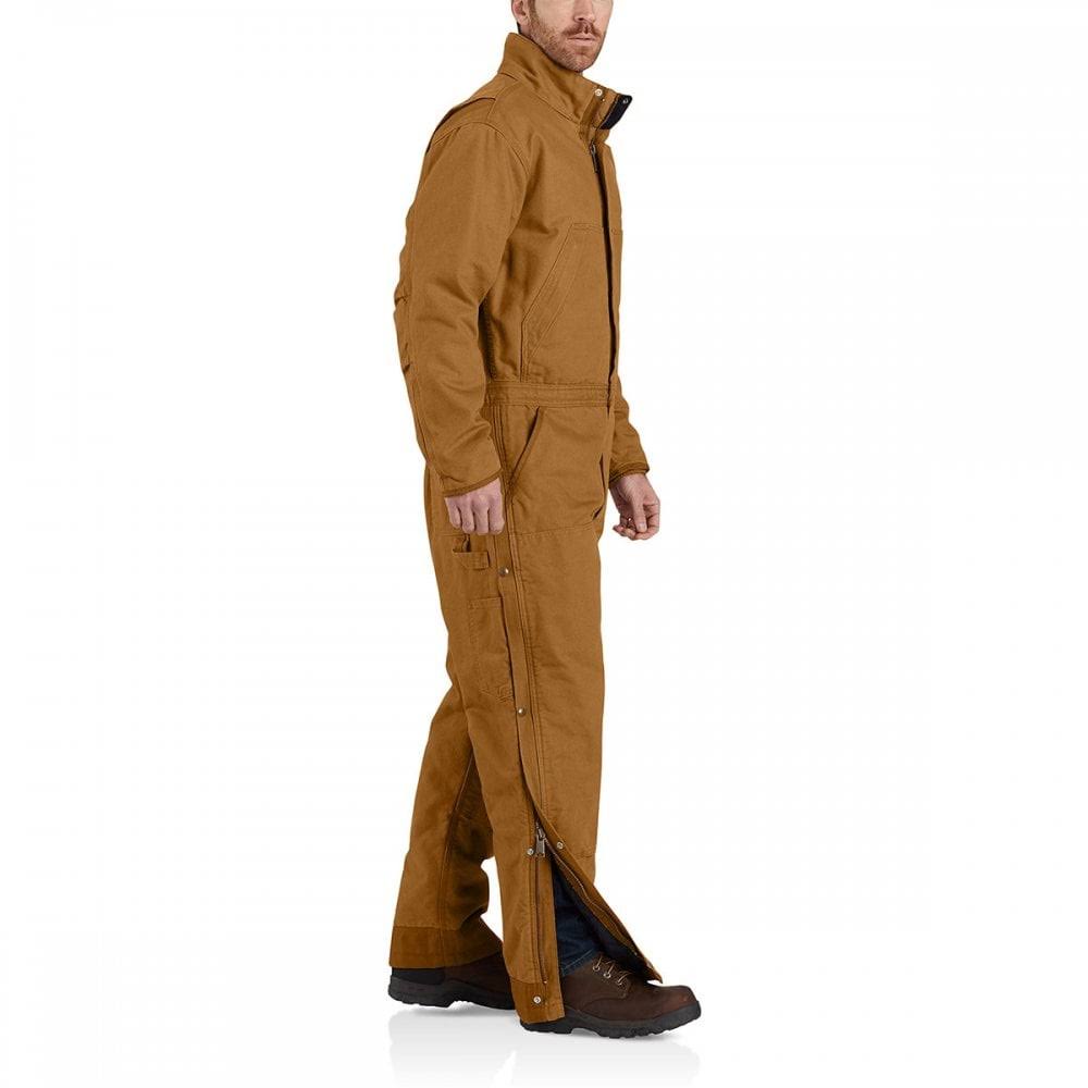 Insulated Duck Coverall Brown q7k