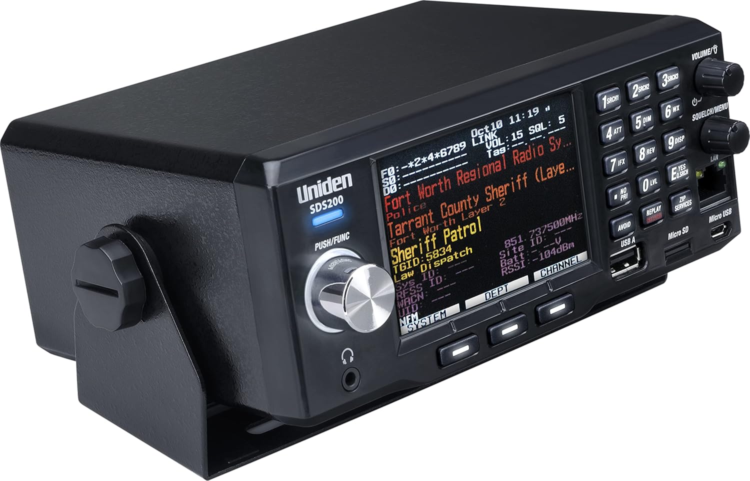 Digital Trunking Scanner with True I/Q Receiver k7m