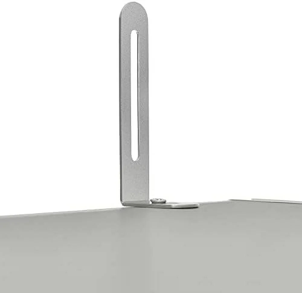 TJUNBOLIFE Corner Cabinet with Doors and 2 Adjustable Shelves, Gray I237