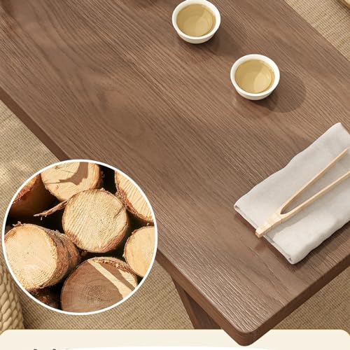 Japanese Coffee Table Bamboo Folding Tatami Low Table 65x35cm Z4904