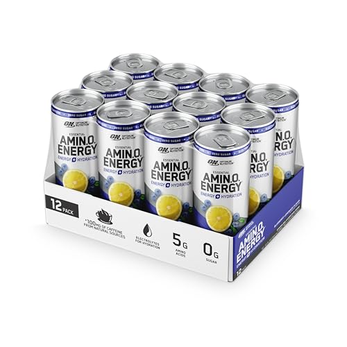 Sparkling Hydration Drink with Electrolytes & Caffeine, Sugar Free, Strawberry, 12 Pack a7