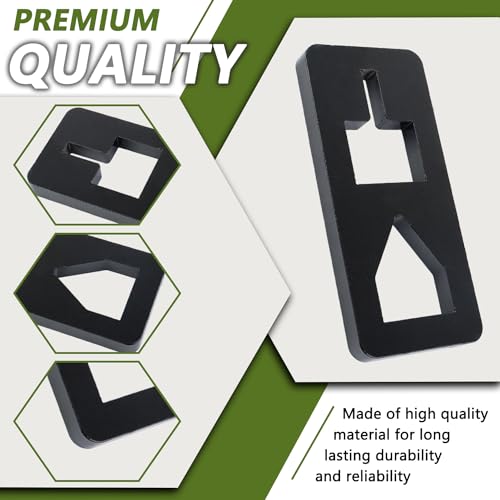 T Post Puller Plate Heavy-Duty Steel Orange k7