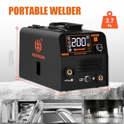 MIG Welder 110V Flux Core 3 in 1 Portable IGBT a7
