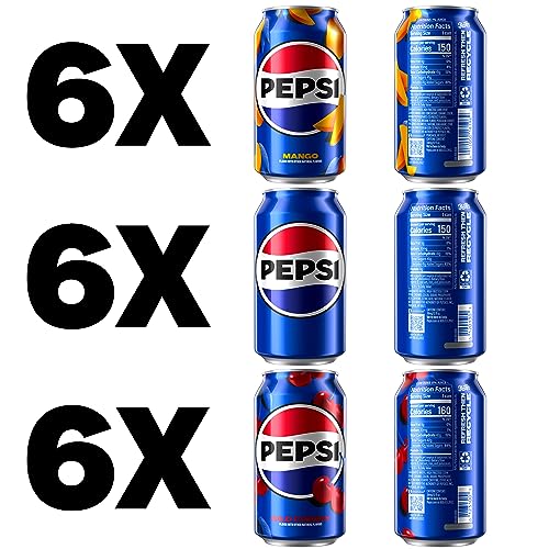 Pepsi Nitro Draft Cola & Vanilla Draft Cola Variety Pack, 13.65oz Cans (12 Pack) O31995
