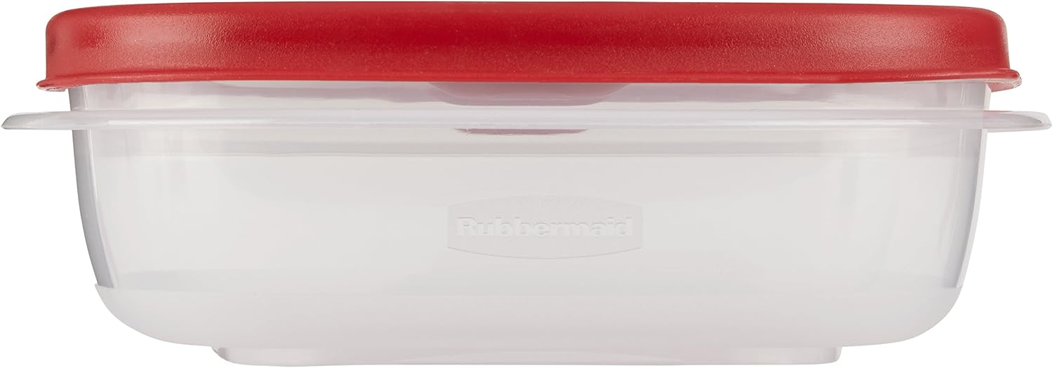 Rubbermaid Easy Find Lids Food Storage Container, 3 Cup, Racer Red N37164