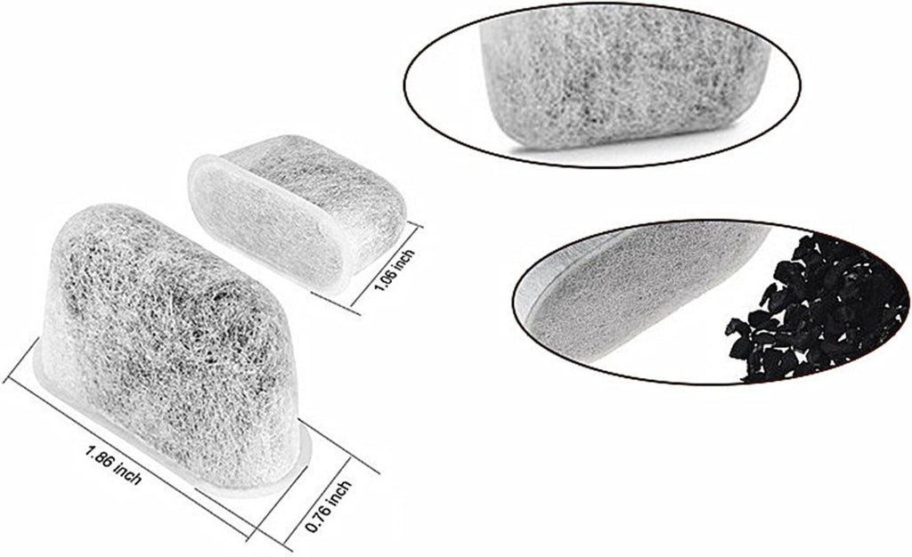 6 Replacement Charcoal Water Filters for Cuisinart Coffee Maker B489701