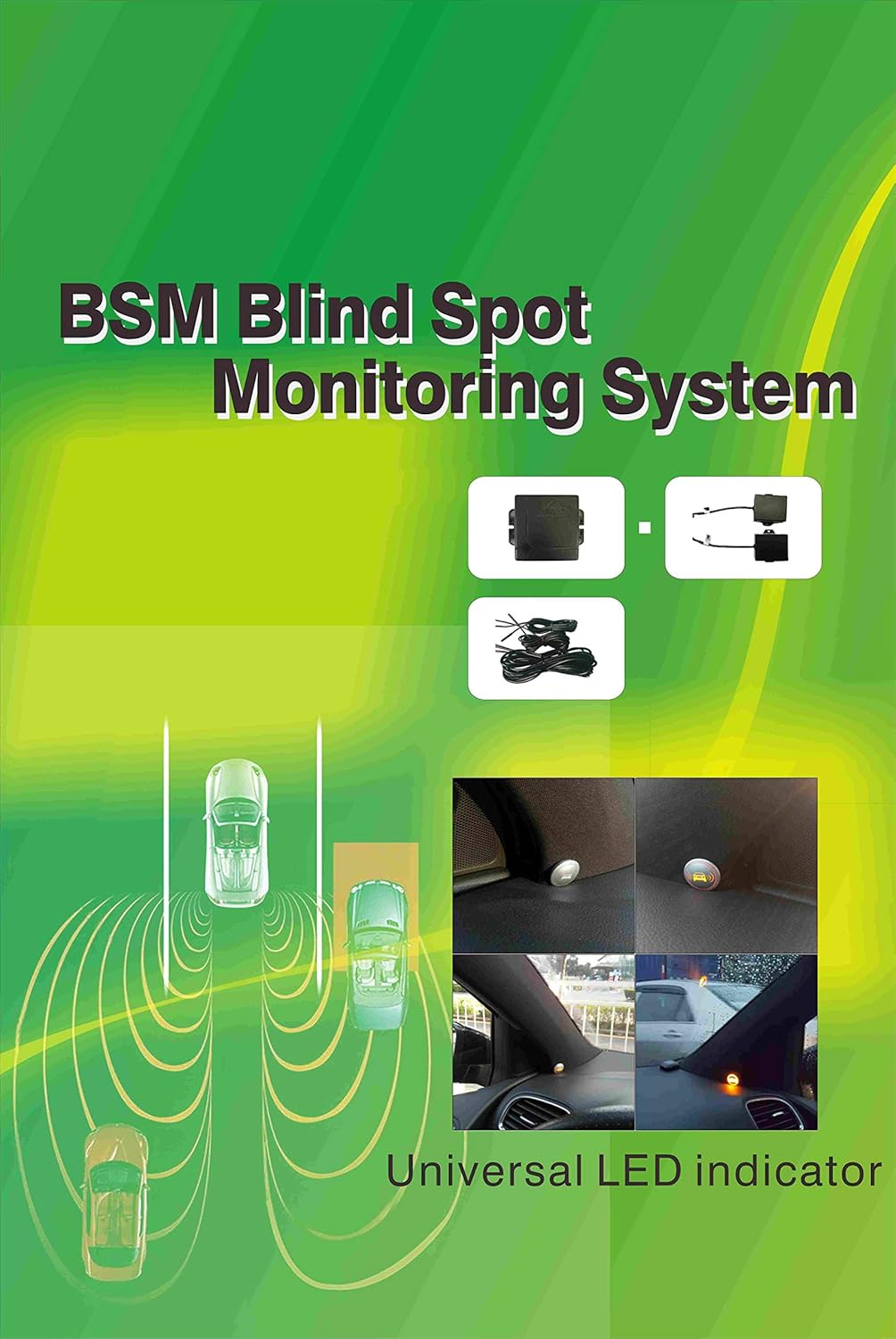 Blind Spot Sensor with Rear Cross Traffic Alert System k7m
