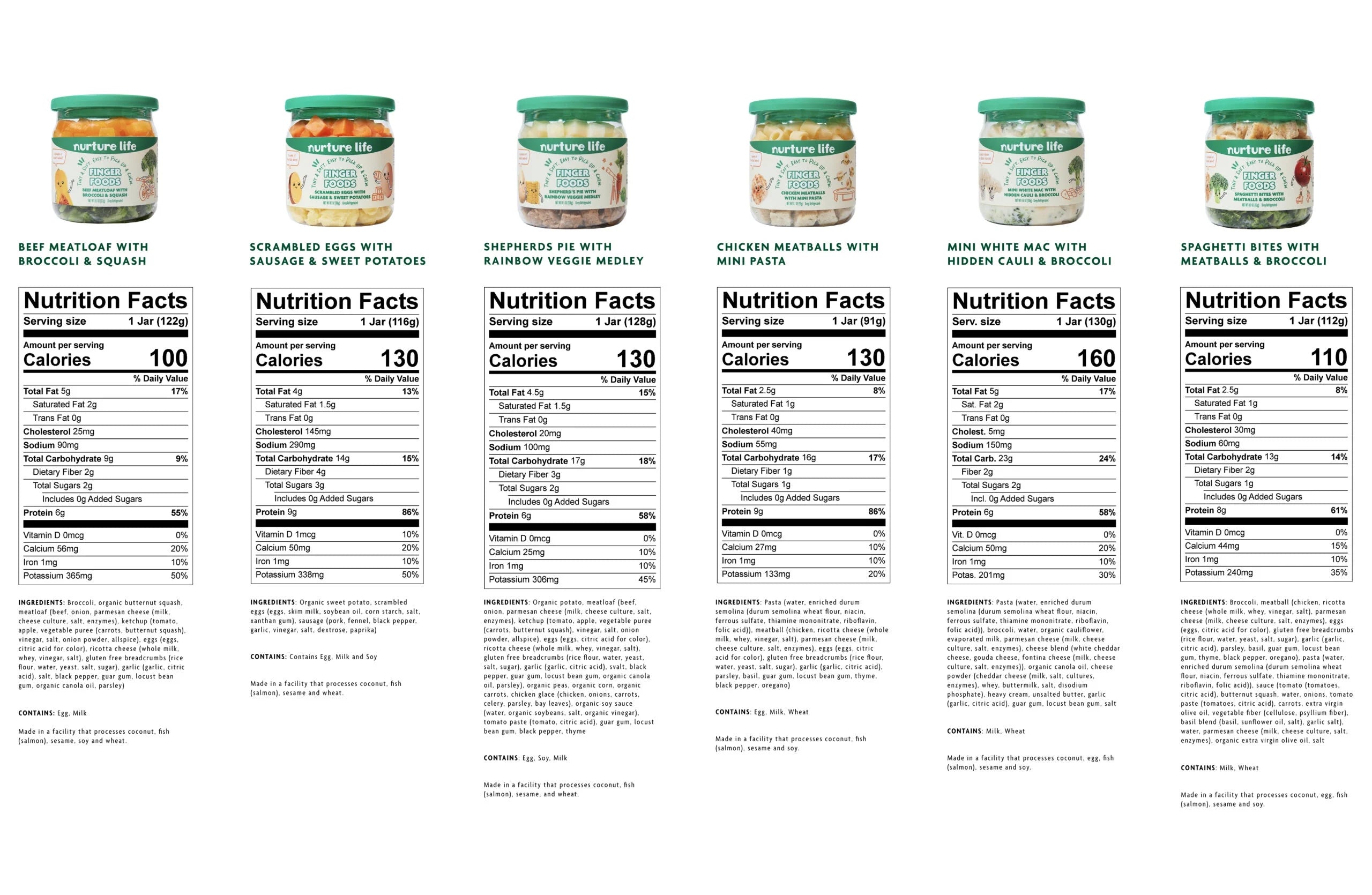 Nurture Life Baby Stage 3 Finger Food Favorites 12-Meal Variety Pack D995581