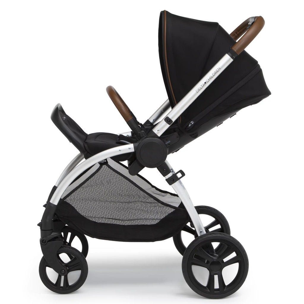 Delta Children Revolve Reversible Stroller, Black G770