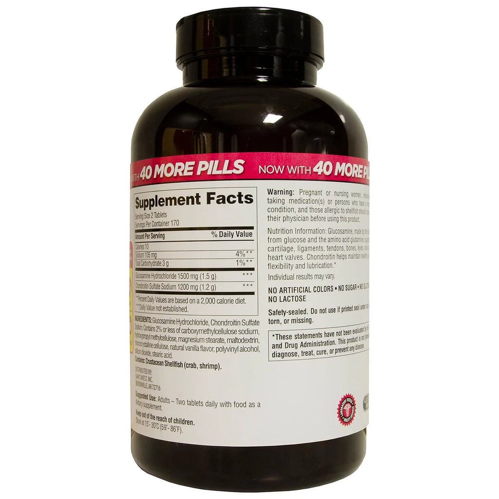 Triple Strength Glucosamine Chondroitin, 340 ct. B894