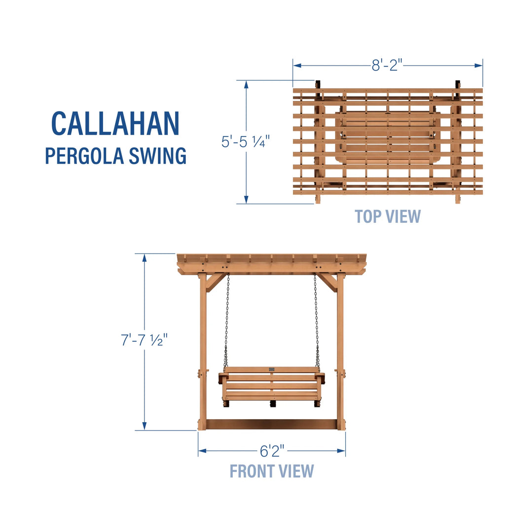Backyard Discovery Callahan Pergola Swing A6859