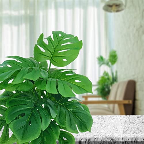 Artificial Areca Palm Plants in Pots 32 Inch Faux Tropical Tree a7