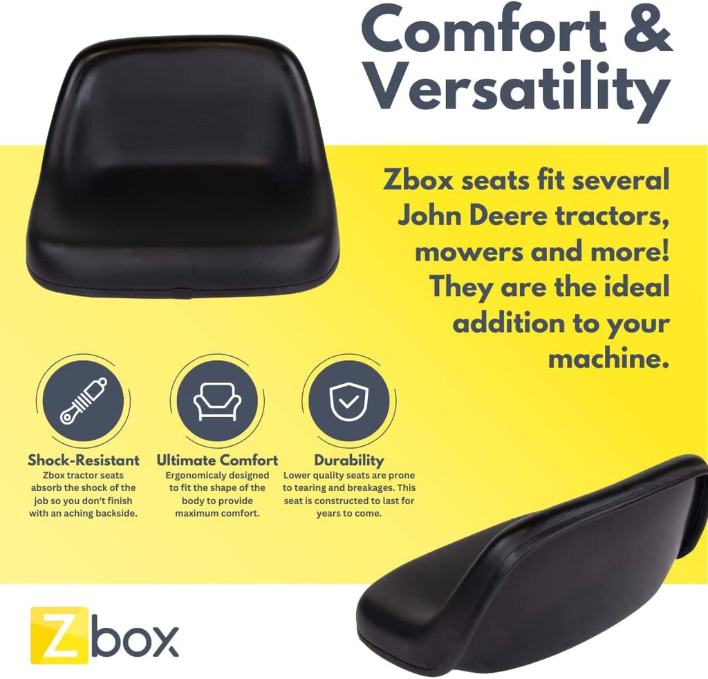 Lawn Mower Tractor Seat Replacement Black a7