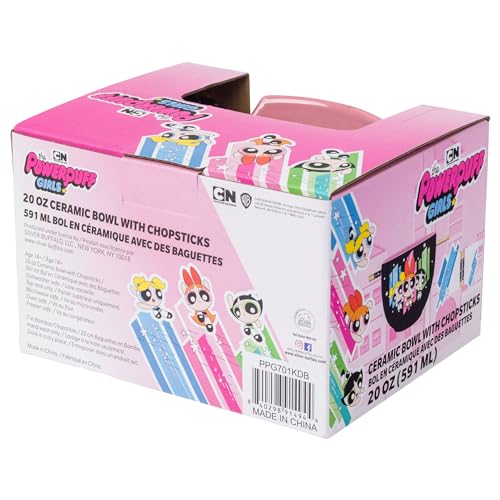 Hello Kitty Strawberry Milk Ceramic Ramen Bowl with Chopsticks, 20 oz Z119
