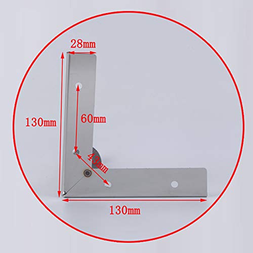 zwhw Iron Furniture Feet Triangular Sofa Legs with Screws, 4 Pack, 500kg Load, 4.5 Inch T441