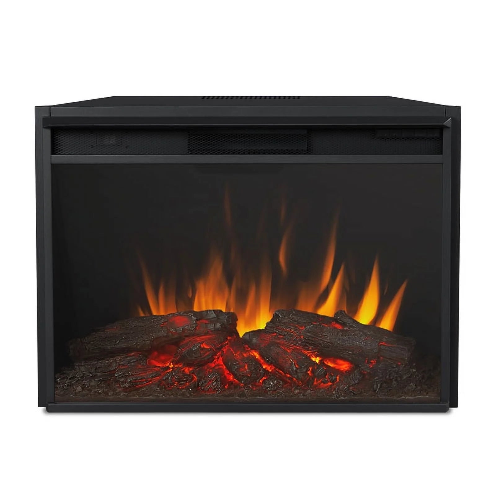 Real Flame Manus 64" Electric Fireplace in White V3538