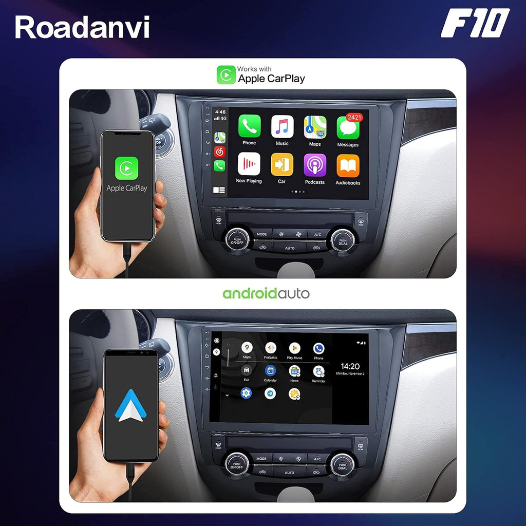 Car Stereo Bluetooth Navigation Carplay Android Auto 1280x720 IPS Touch Screen 4GB+64GB q7