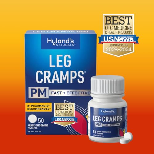 Leg Cramps PM Tablets Nighttime Formula Quick Dissolving 50 Count a7