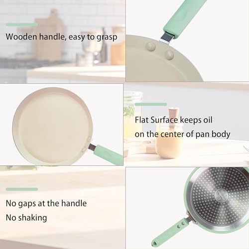 Crepe Pan Nonstick 8.7 Inch Induction Compatible a7