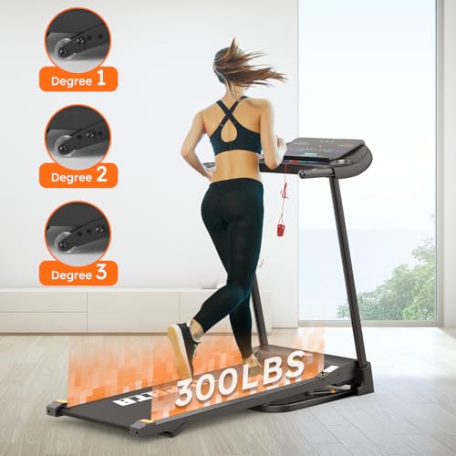 Folding Electric Treadmill with Incline for Home Running Walking a7