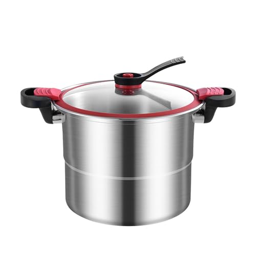 Pressure Cooker Stainless Steel, Commercial Stove Top Pressure Cooker Pot Used for Pressure Foodie or Steaming, Compatible with Gas & Induction Cooker (A 7.5L)