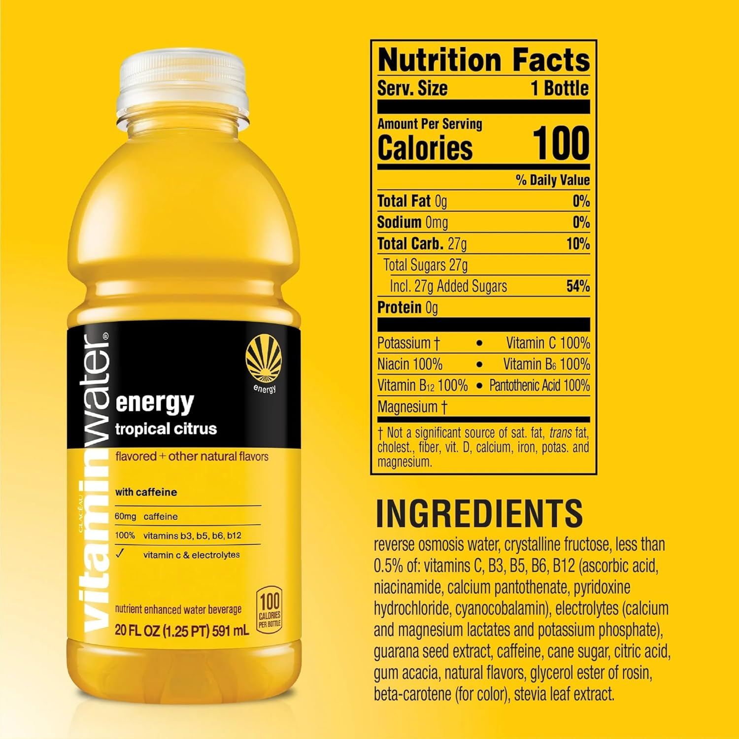 Flavored Water Variety Pack 20 Fl Oz Bottles Nutrient Enhanced w/ Vitamins Electrolytes q7