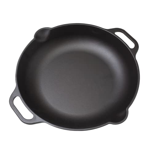 Victoria Cast Iron Round Skillet 10 Inch with Double Loop Handles L1374